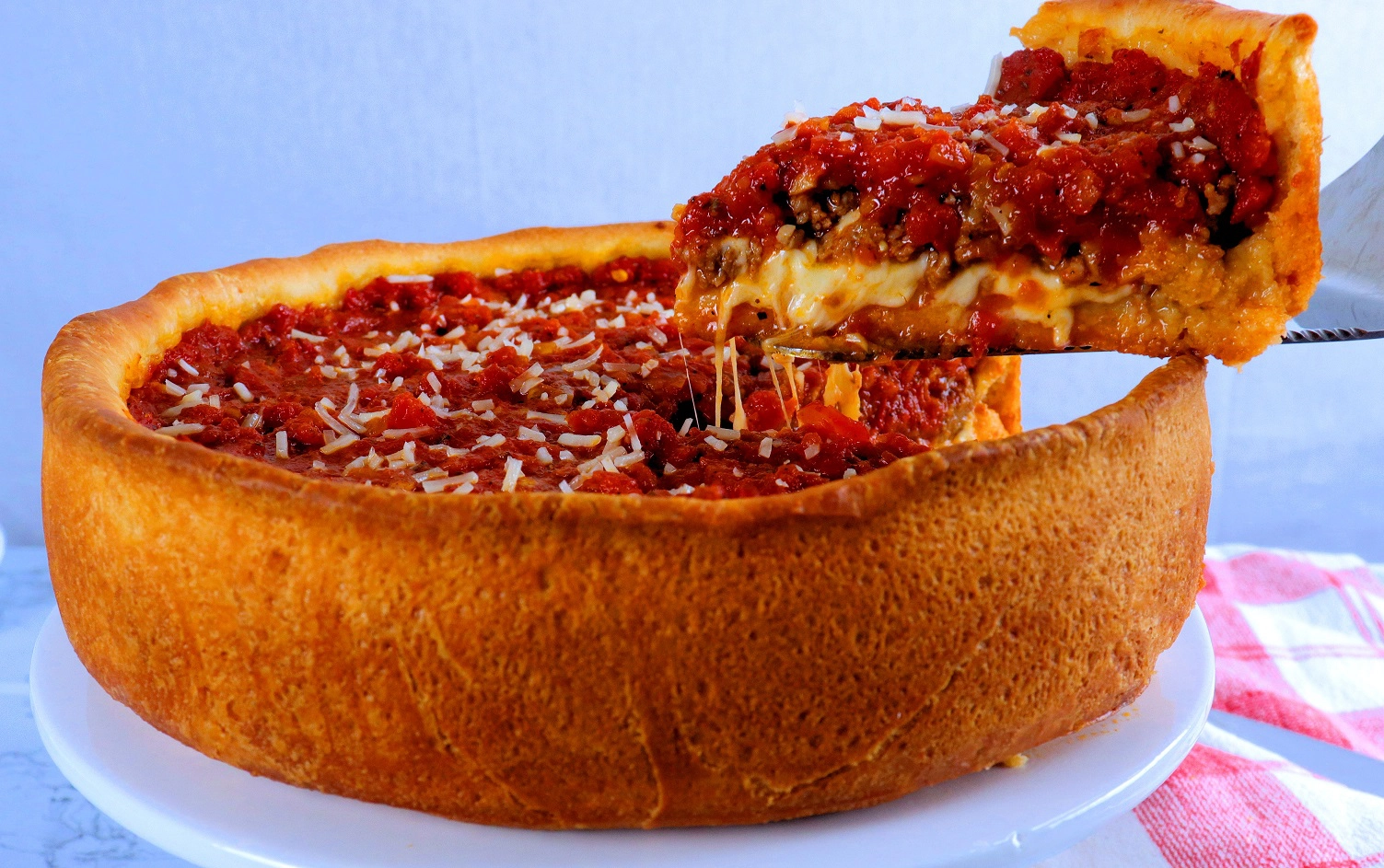 Deep Dish Pizza For Two!